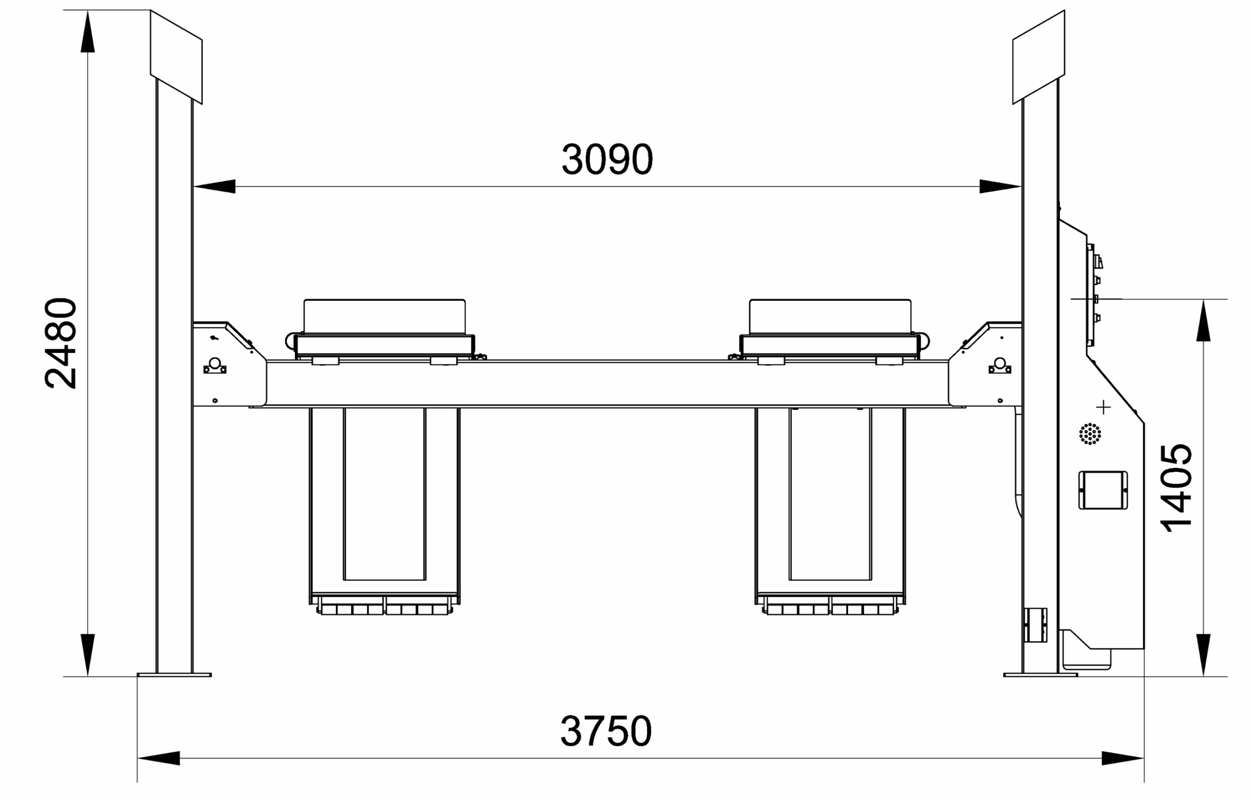 ATH Four Lift 55AP - 5500kg - Slika 2