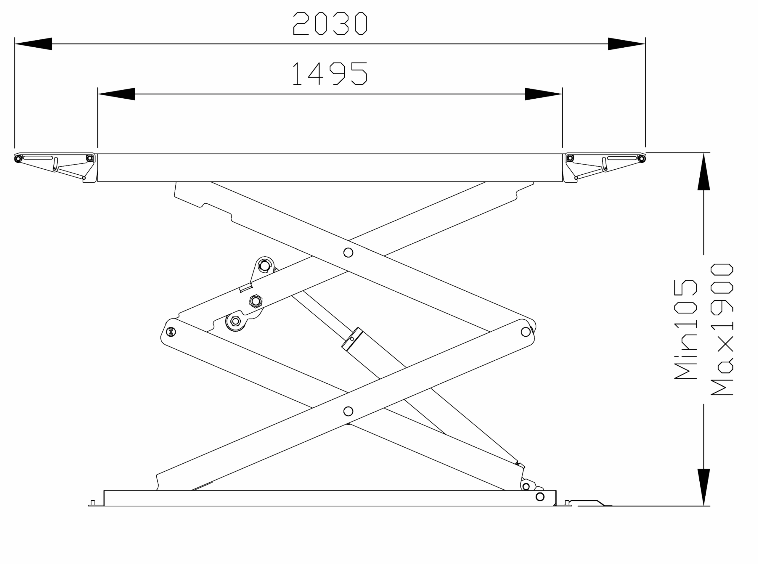 ATH Frame Lift 30FZ - 3000kg - Slika 2
