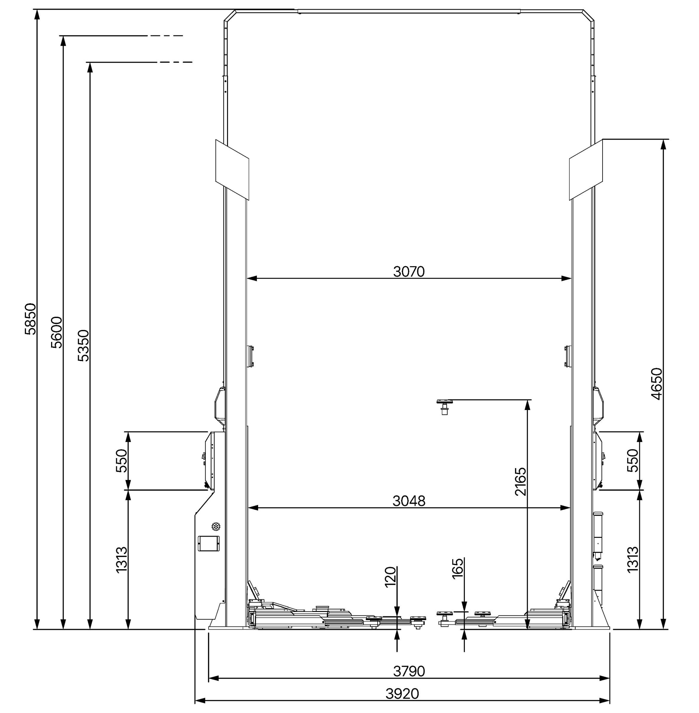 ATH Matrix Lift 2.65 - 6500kg - Slika 3