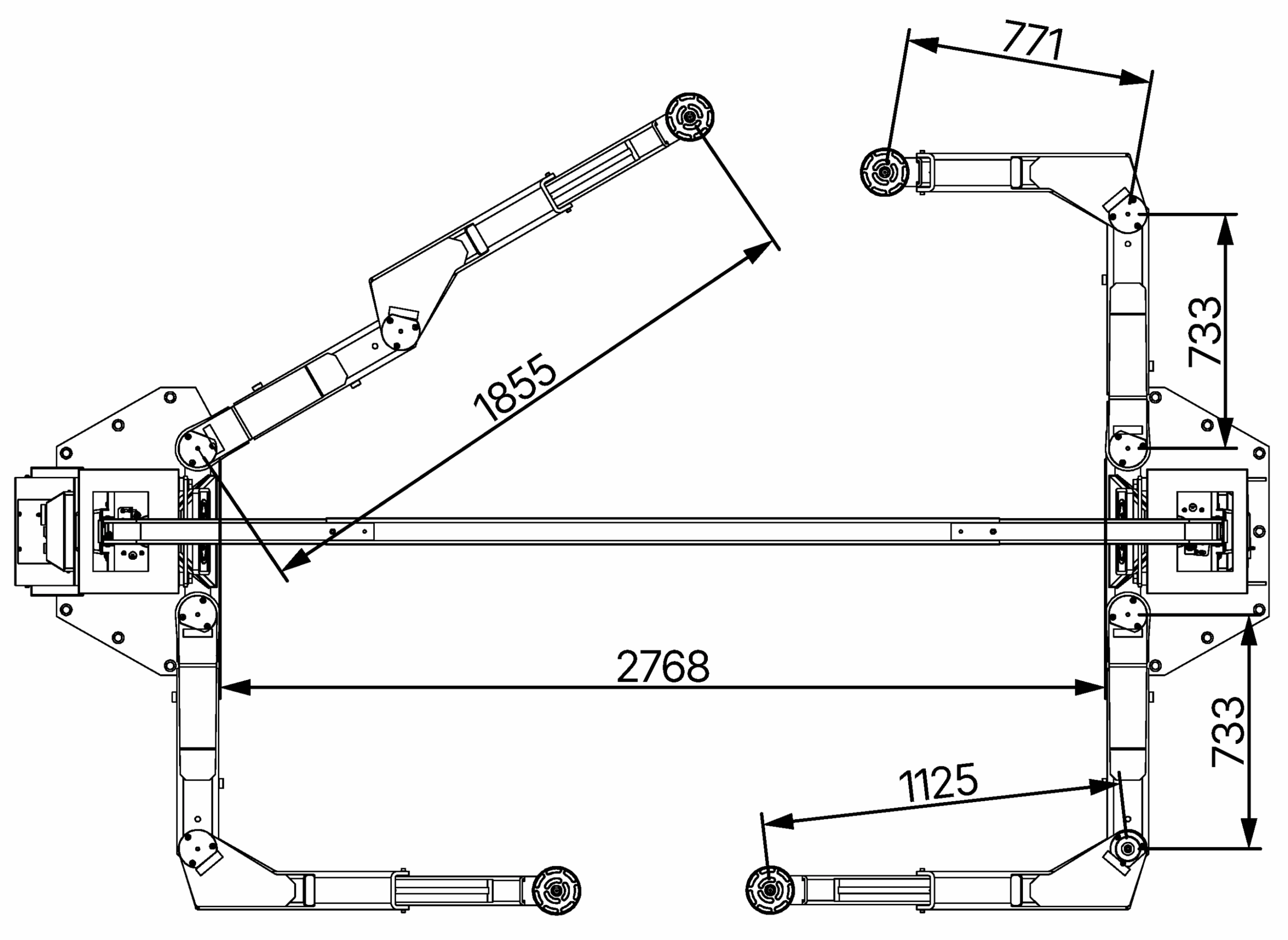 ATH Matrix Lift 2.65 - 6500kg - Slika 2