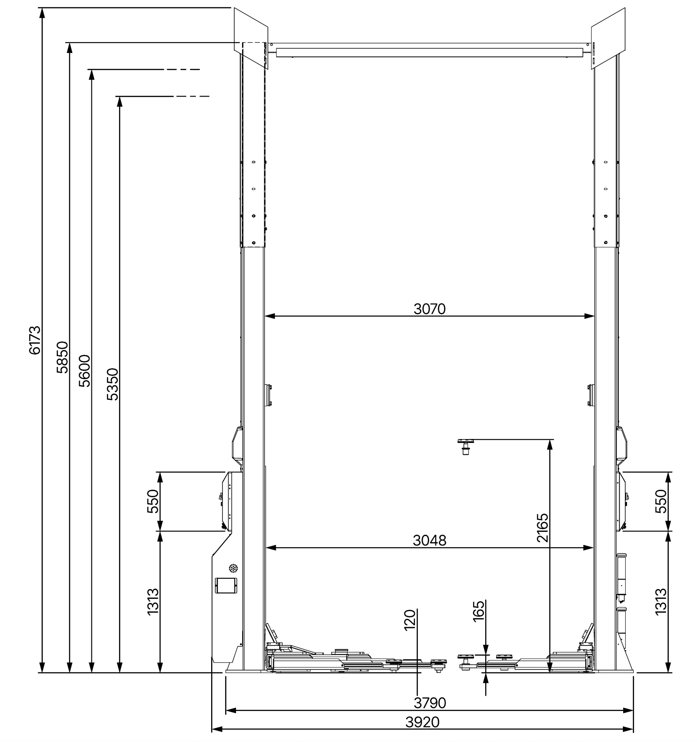 ATH Matrix Lift 2.75XL - 7500kg - Slika 3