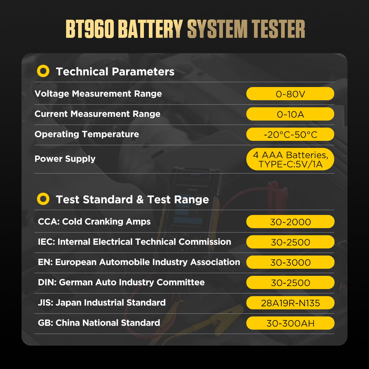 AuTool BT960 - testiranje do 80V - Slika 4