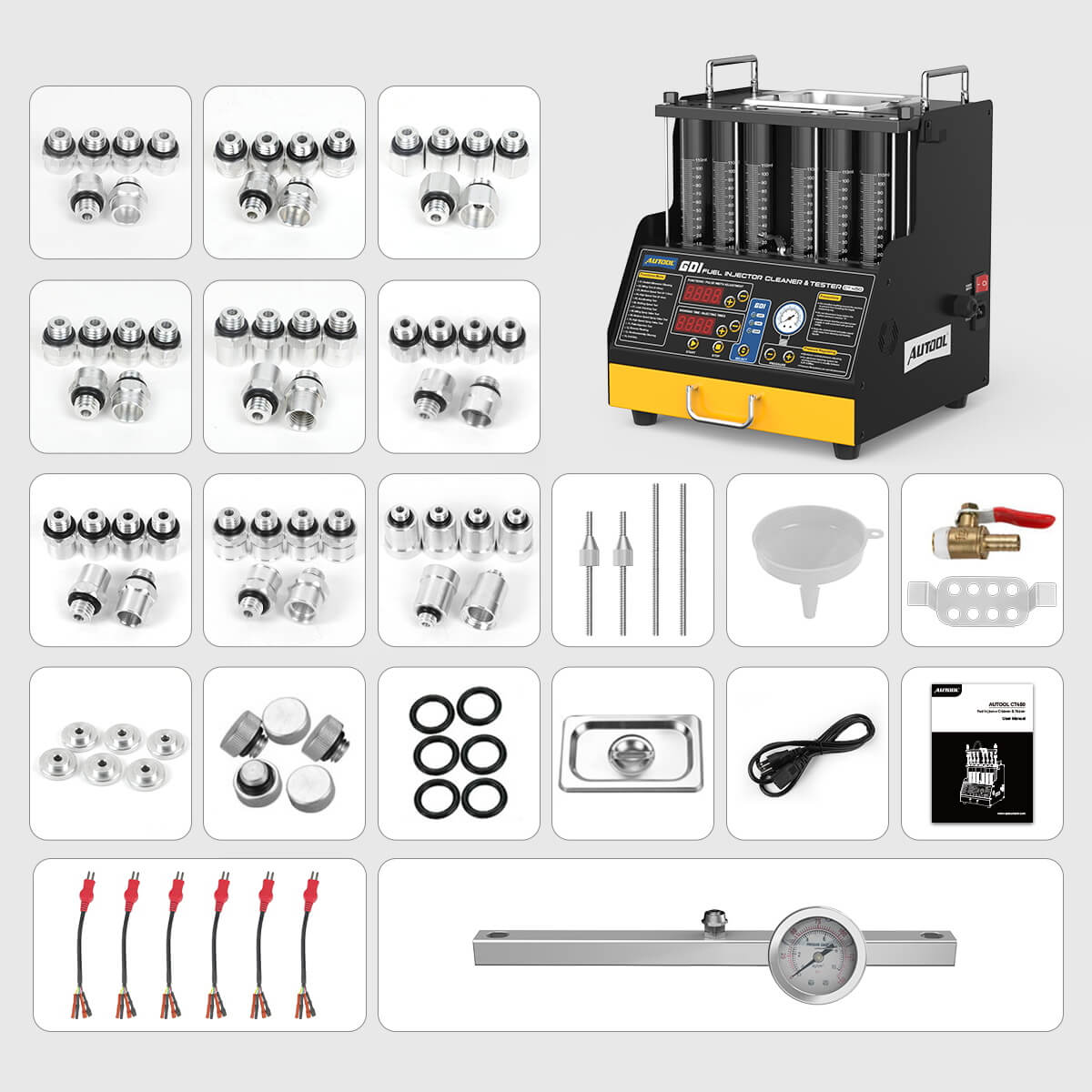 AuTool CT450 tester i čistać injektora - Slika 3