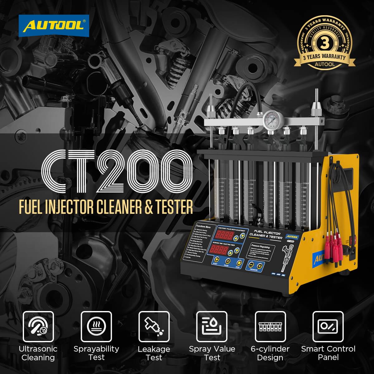 AuTool CT200 tester i čistać injektora - Slika 10