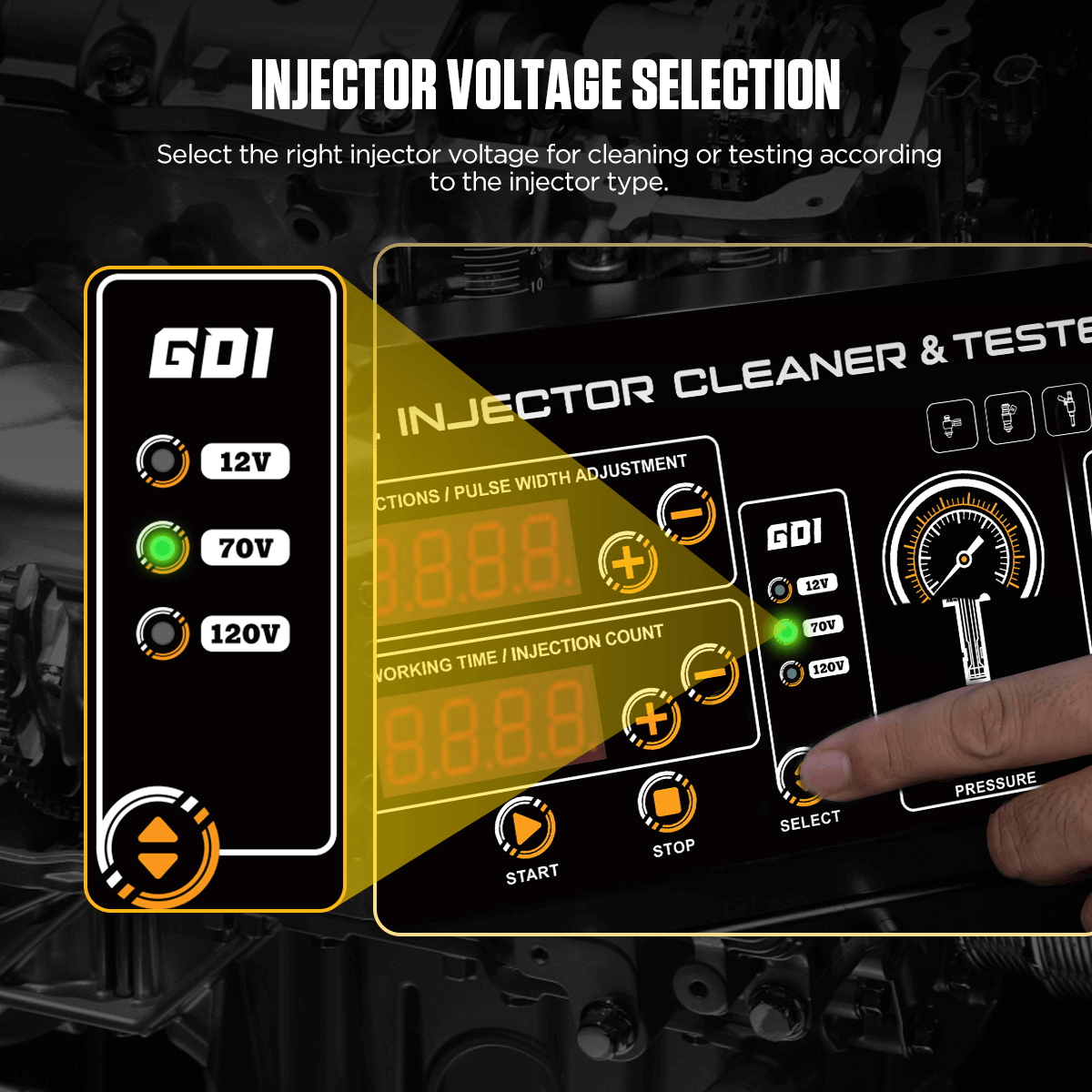AuTool CT400 tester i čistać injektora - Slika 11