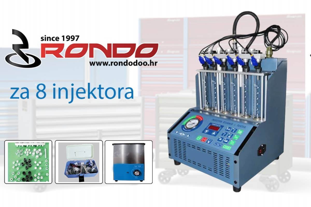 Rondo Pro 8 - testiranje i čišćenje injektora - Slika 2