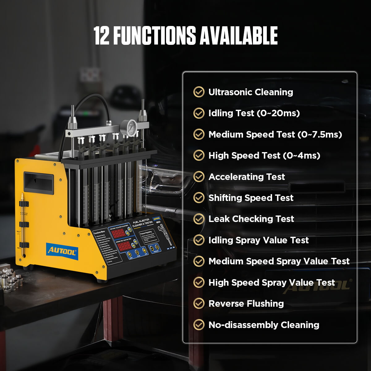 AuTool CT200 tester i čistać injektora - Slika 9