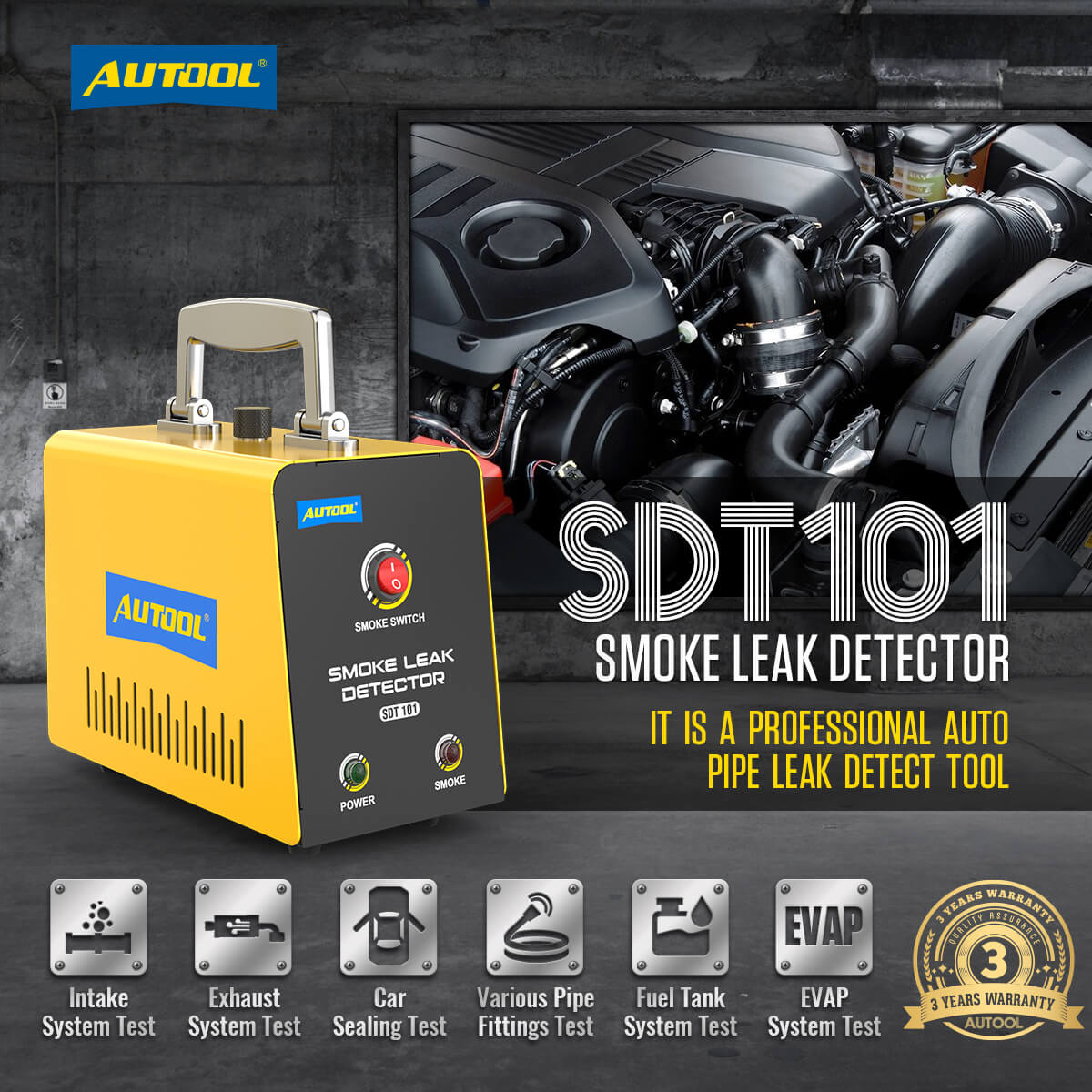 AuTool SDT101 testiranje dimom - Slika 8