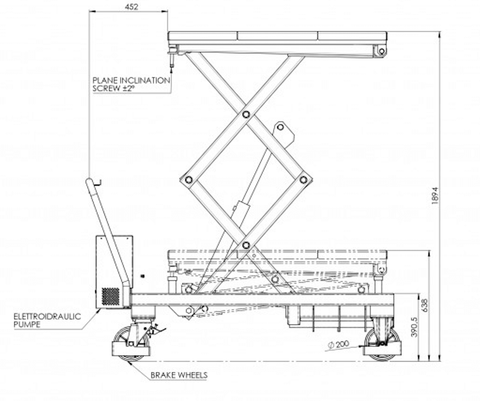 Govoni GO2000TR-E - 2000kg - Slika 3