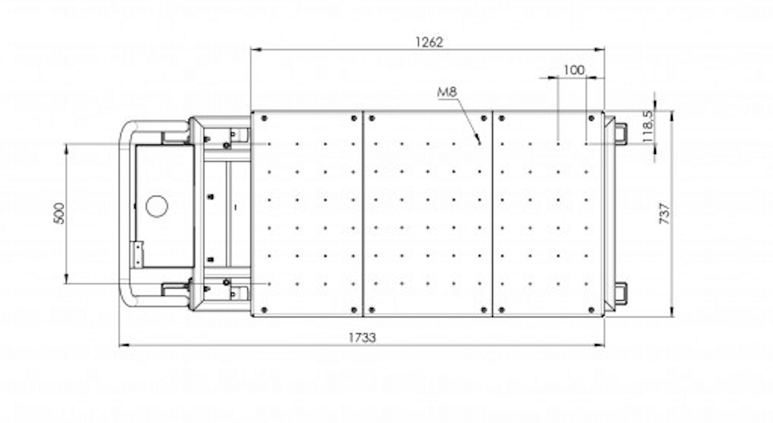 Govoni GO2000TR-E - 2000kg - Slika 4