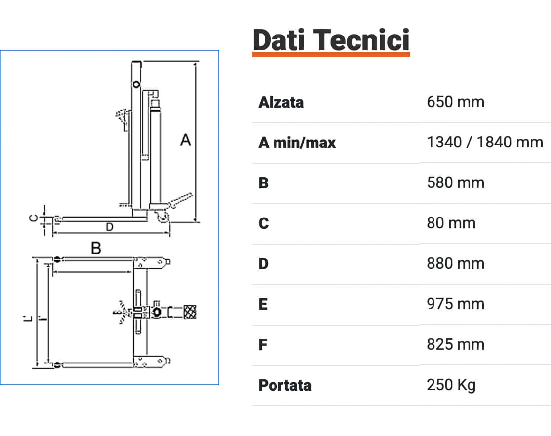 Mazzola M10SP paletna kranska dizalica - Slika 2