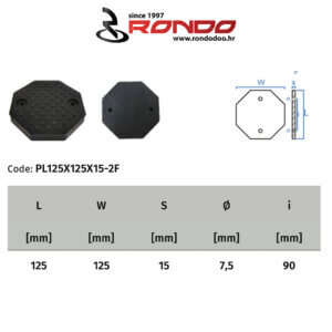 Rondo PL125-125-15-2F Rotary
