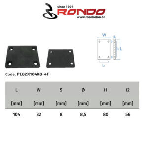 Rondo PL82-104-8-4F Rotary