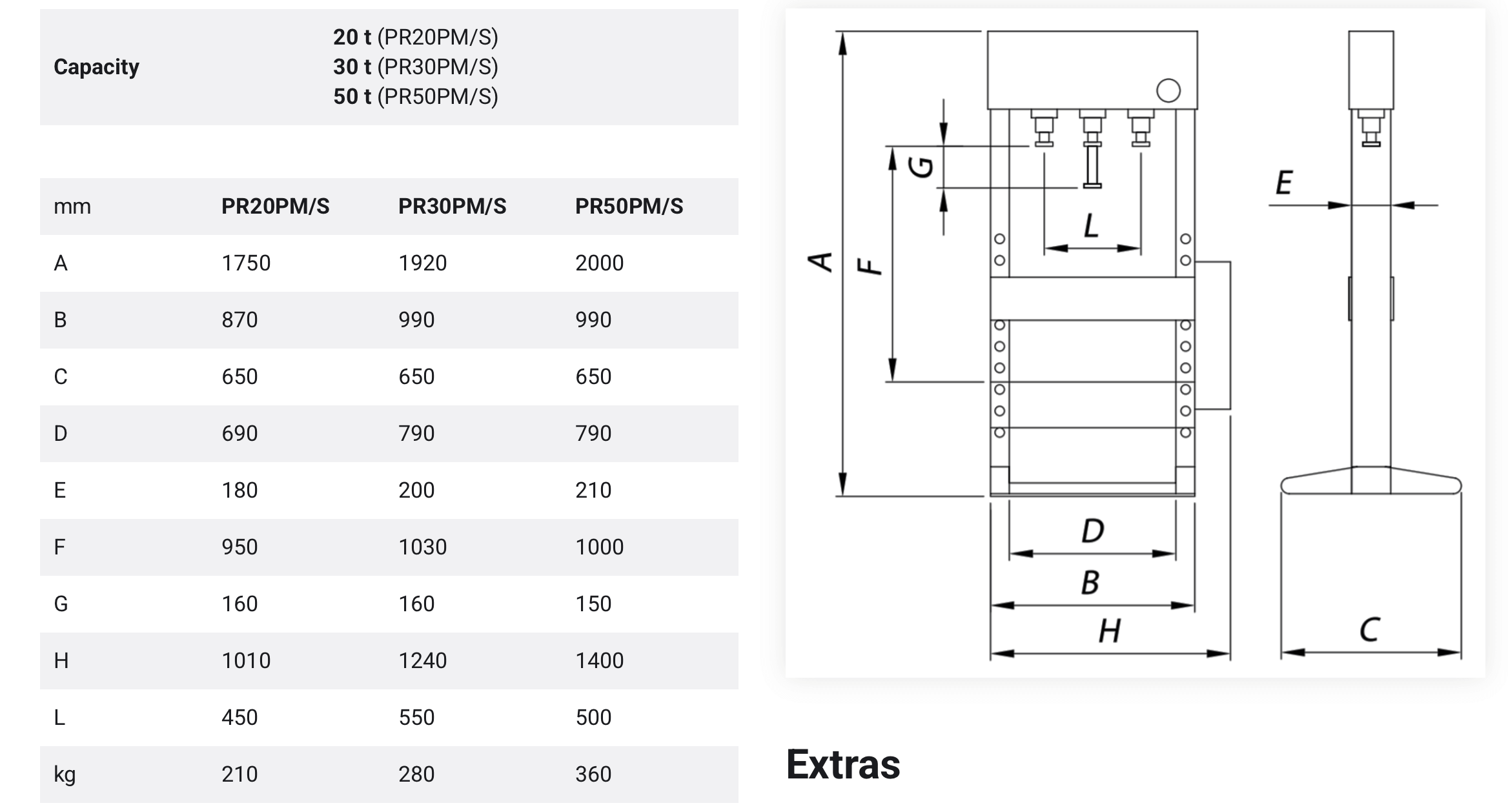 Werther PR50PM/S – 50 tona - Slika 2