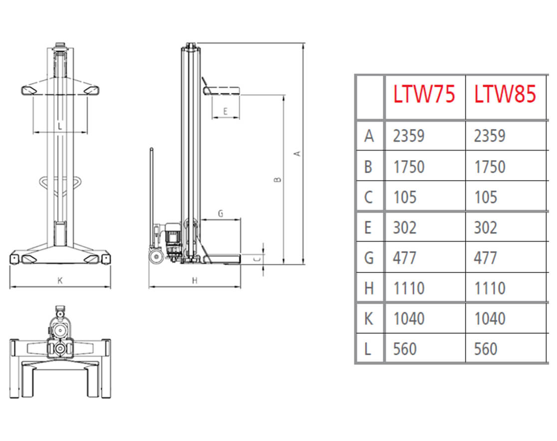 Werther LTW 75 8C+8 – 60 tona - Slika 2
