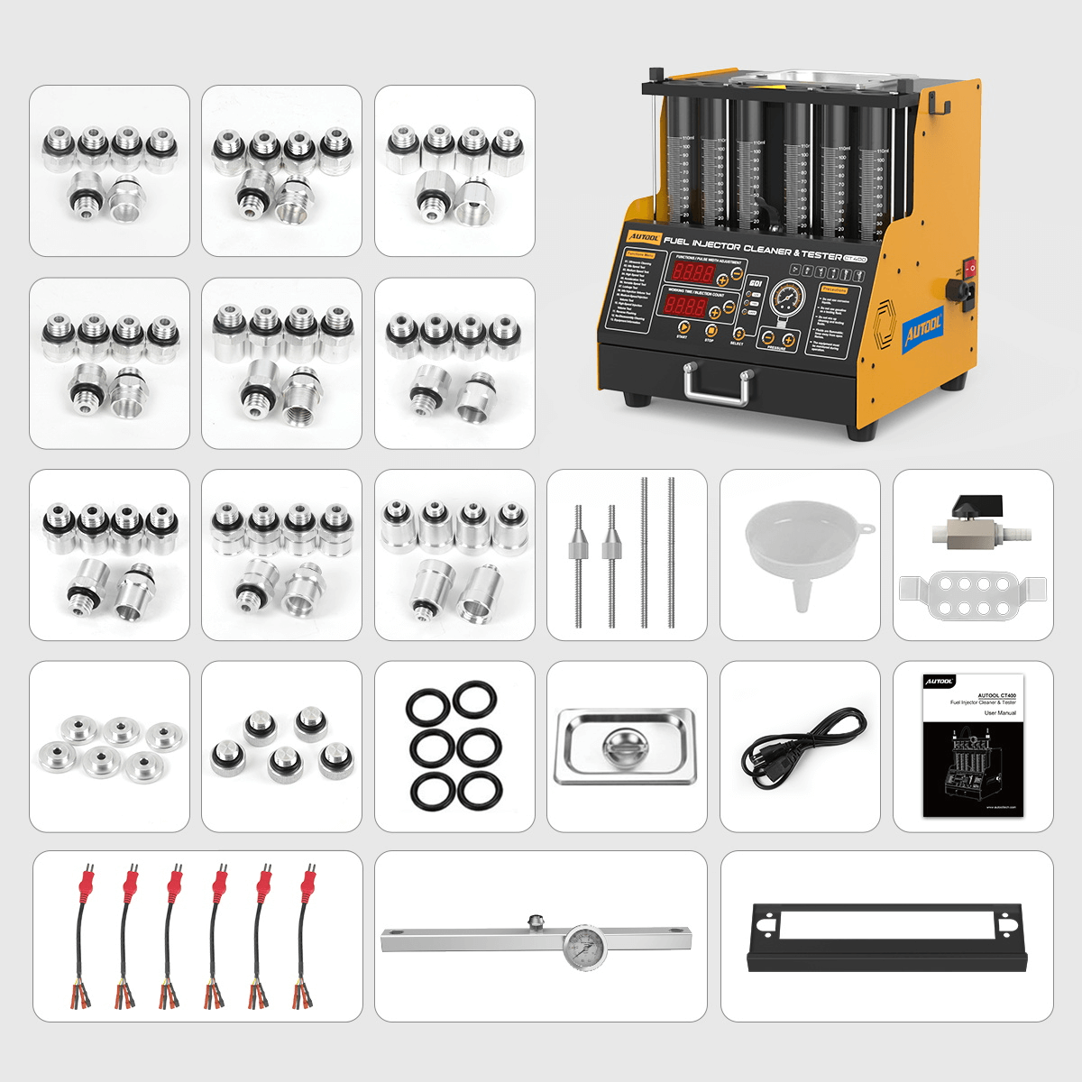 AuTool CT400 tester i čistać injektora - Slika 3