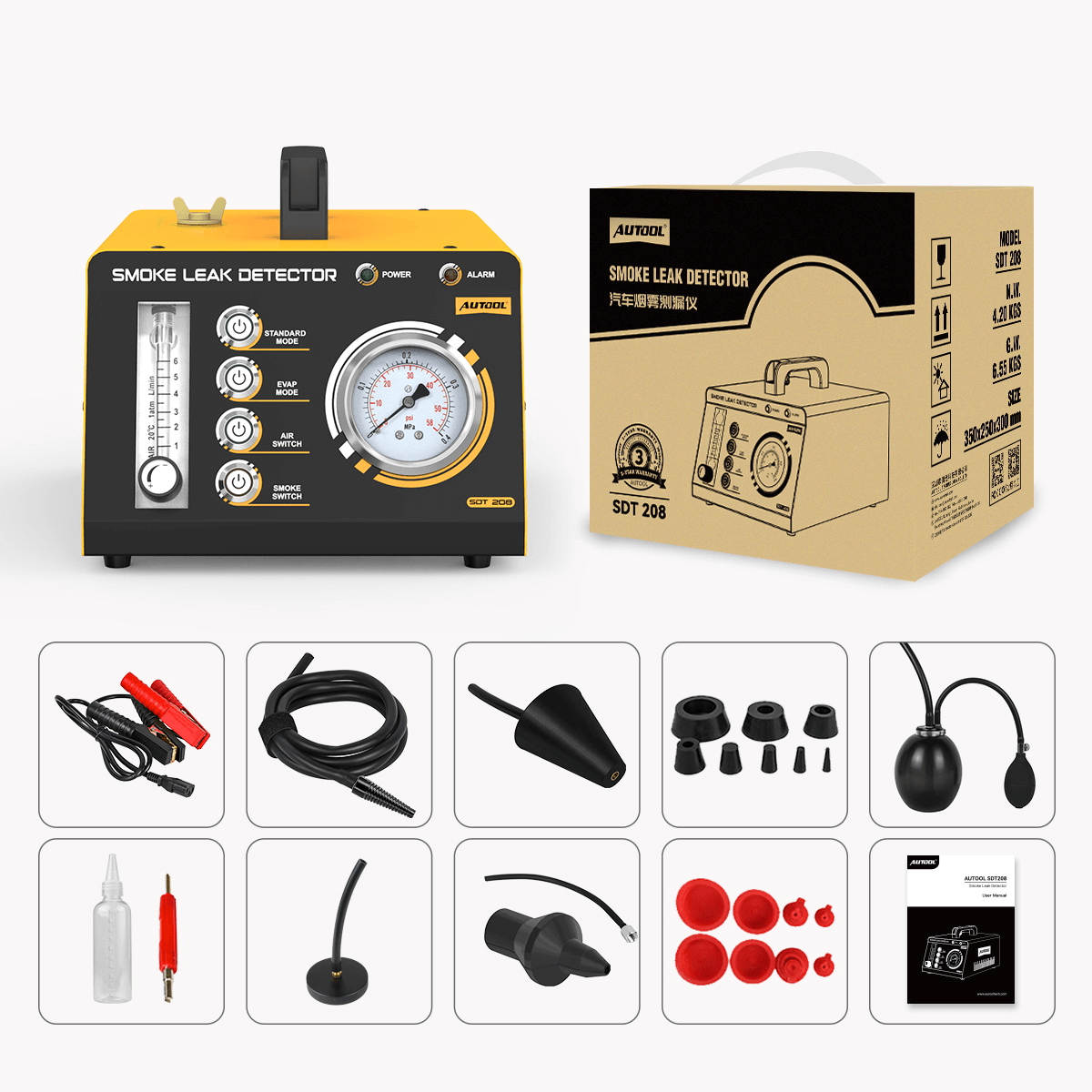 AuTool SDT208 testiranje dimom - Slika 9