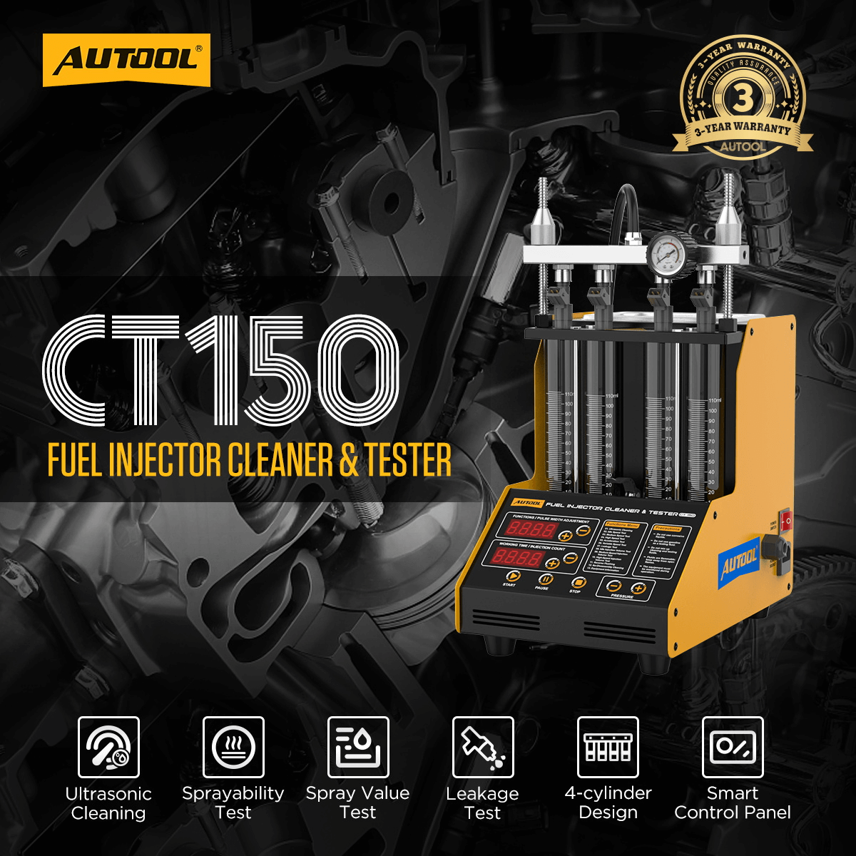 AuTool CT150 tester i čistać injektora - Slika 10