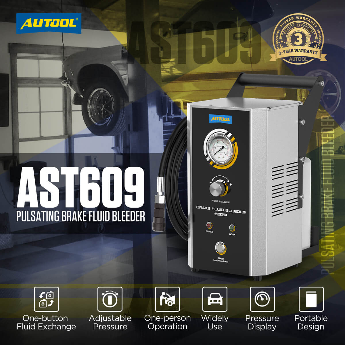 AuTool AST609 zamjena kočionog ulja - Slika 11