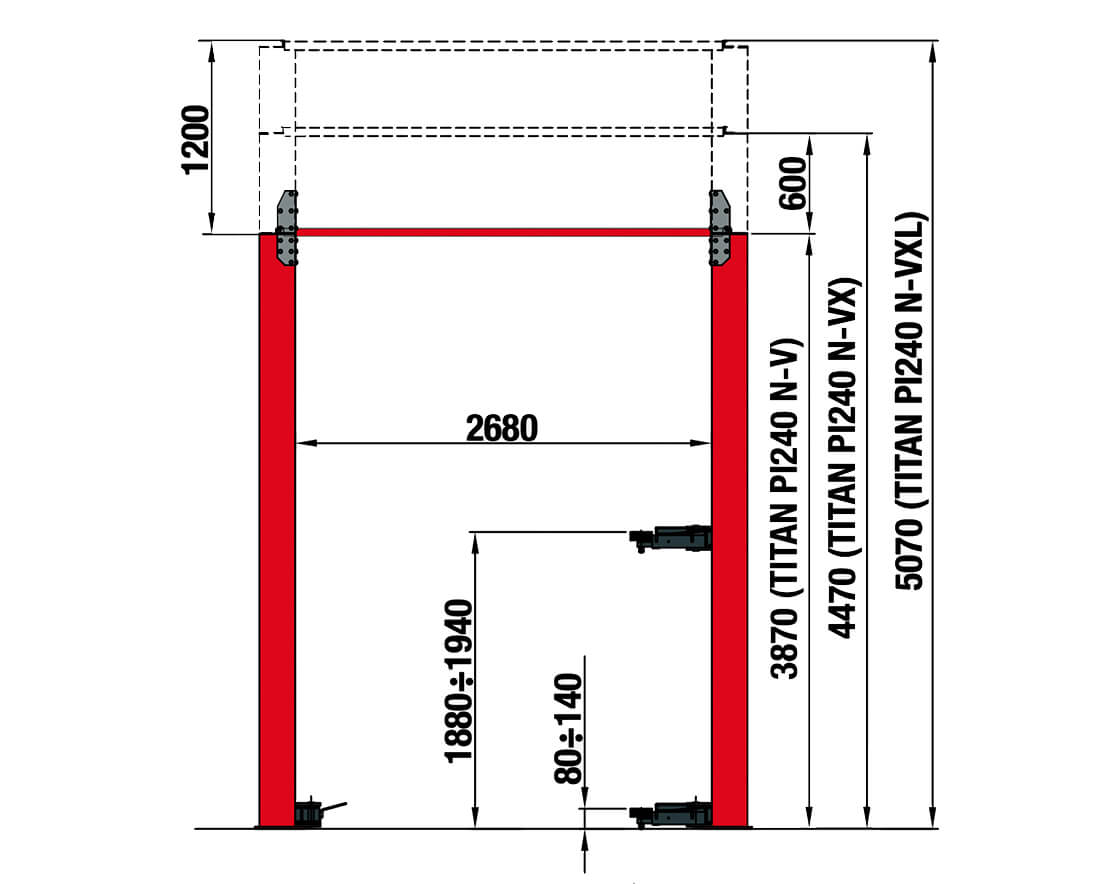 Mondolfo Ferro PI-240N-VX – 4000kg / 380V - Slika 3