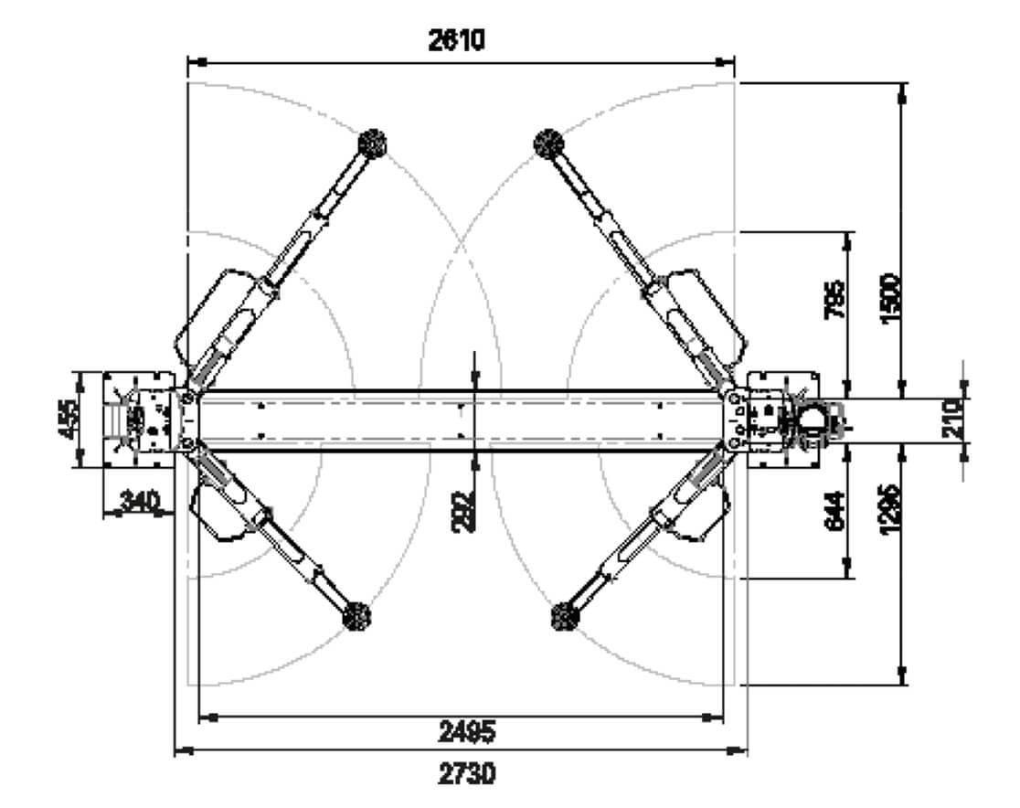 Mondolfo Ferro Titan PI 235HC-B – 3500kg / 220V - Slika 3