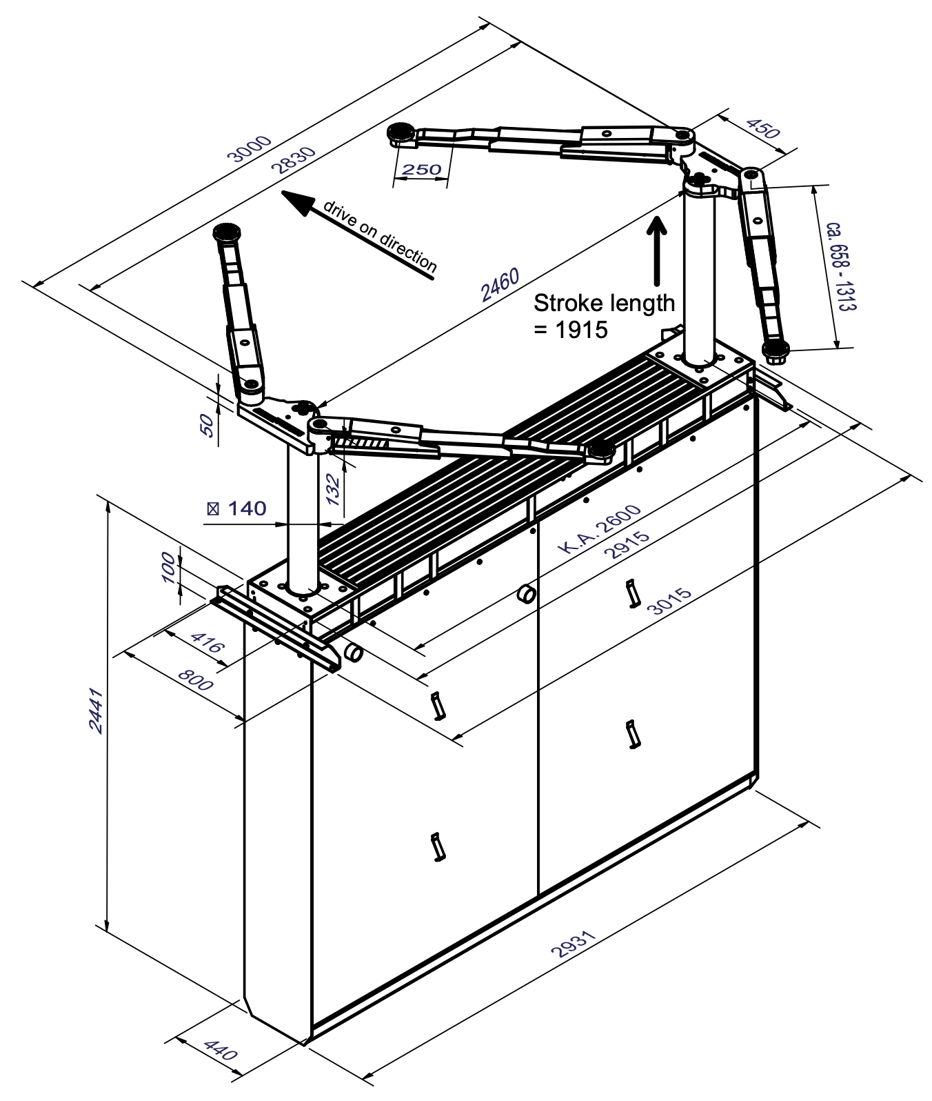 Mondolfo Ferro Titan P-350.2 IL EVO - 3500kg - Slika 2