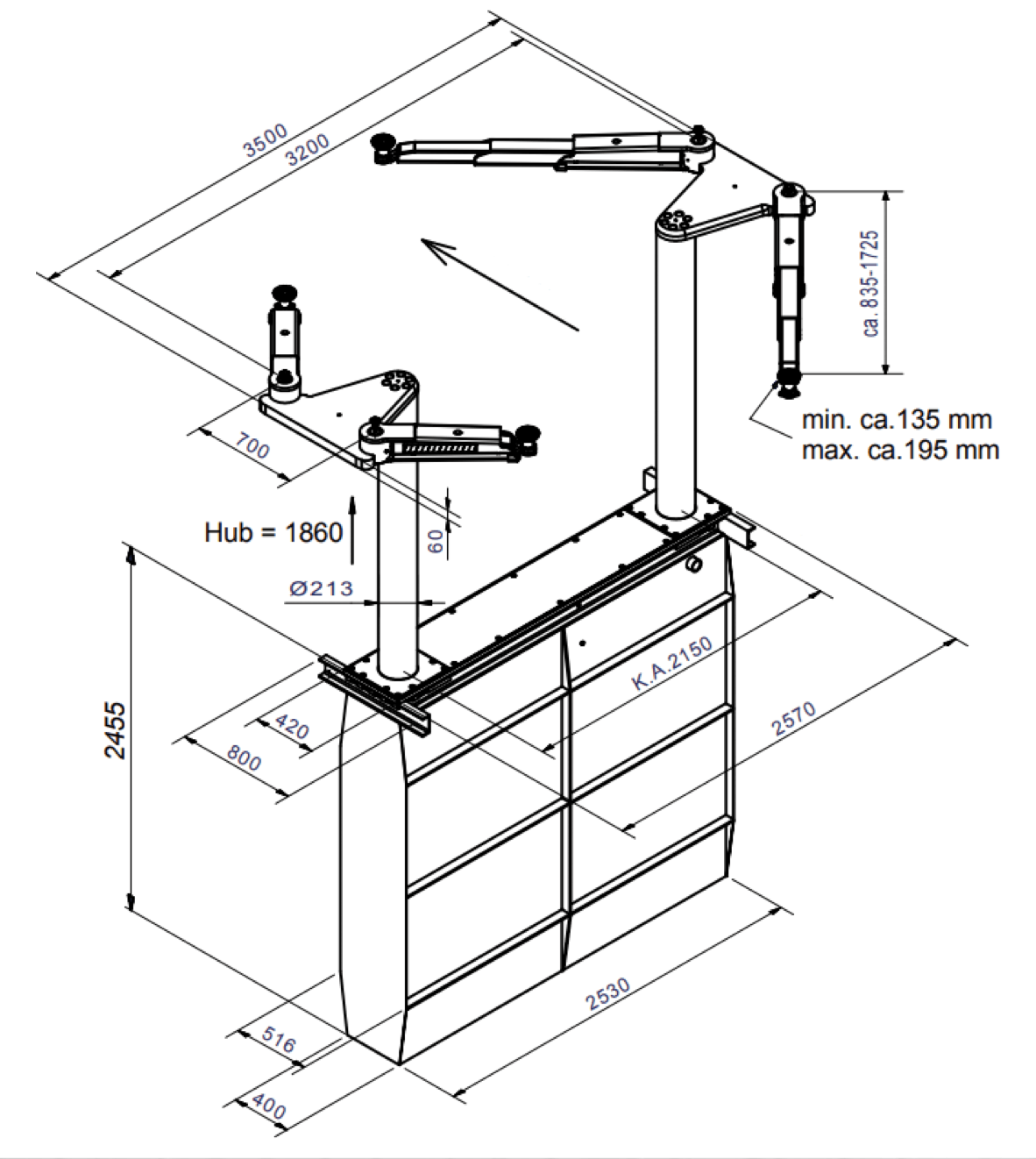 Mondolfo Ferro Titan P 55.2 IL – 5500kg - Slika 2