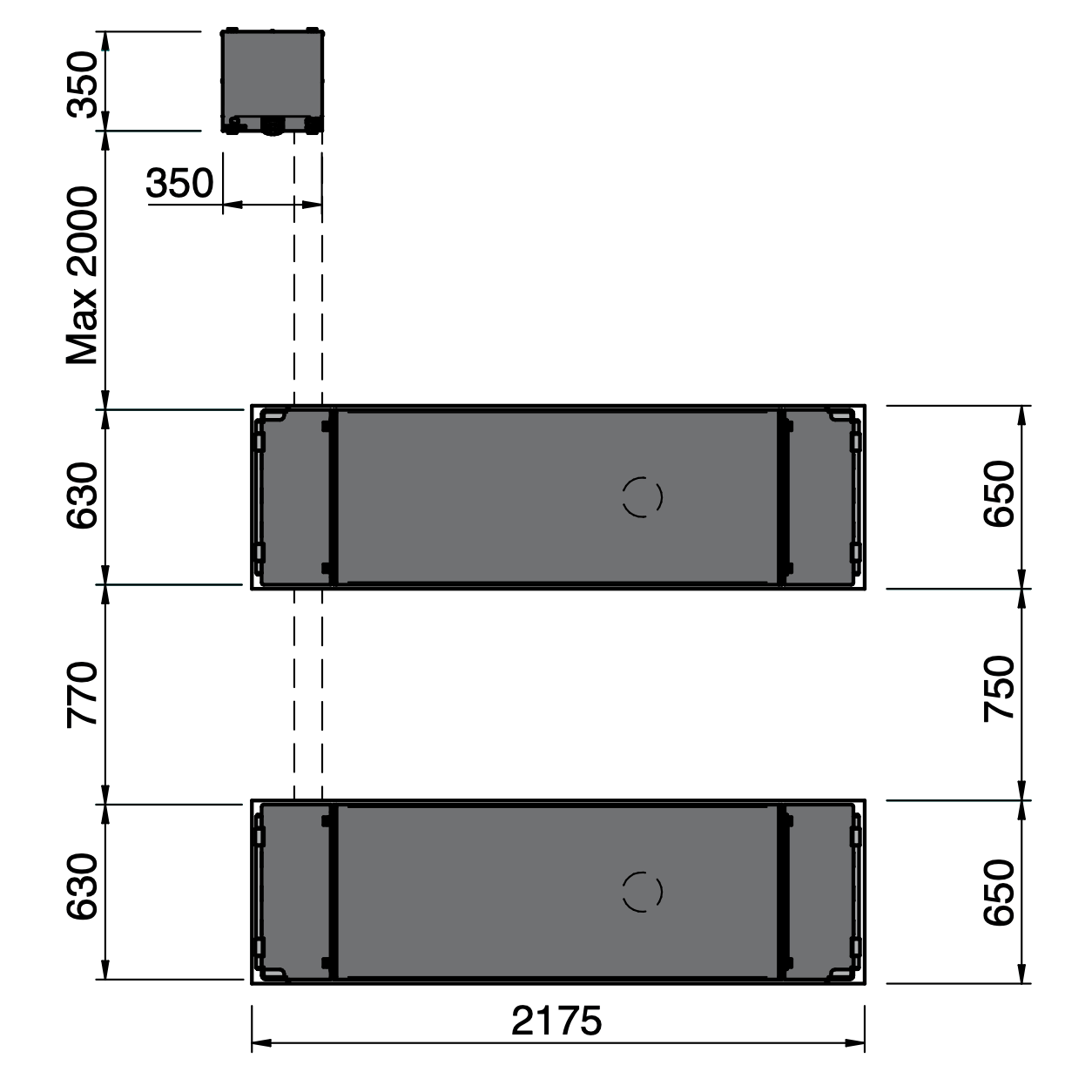 MF Titan X3000FI - 3000kg ugradnja u pod - Slika 3