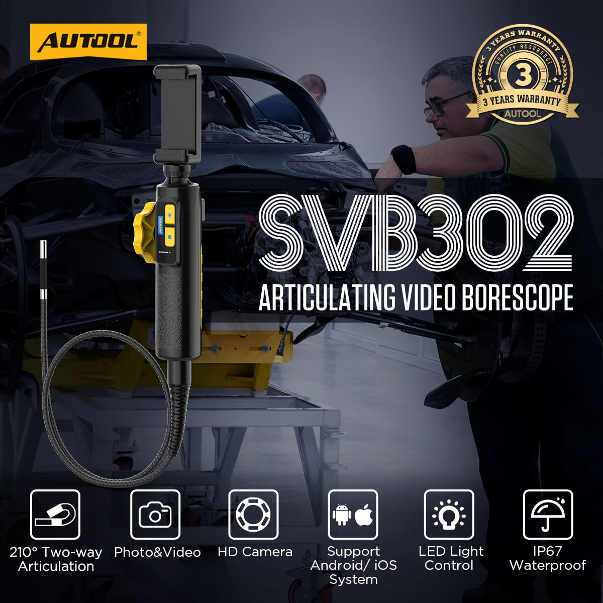 AuTool SVB302 videskop - Slika 3