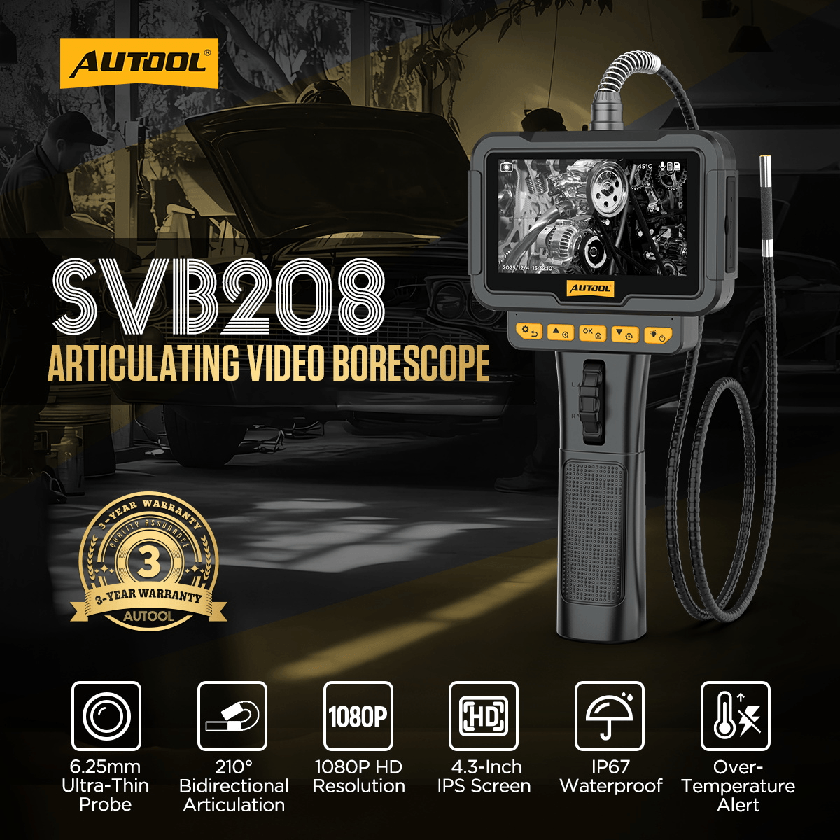 AuTool SVB208 HD videoskop - Slika 12