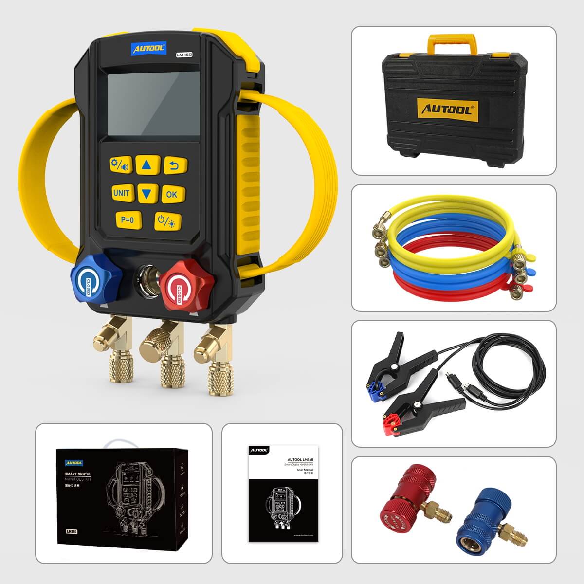 AuTool LM160 digitalna grupa manometara - Slika 15