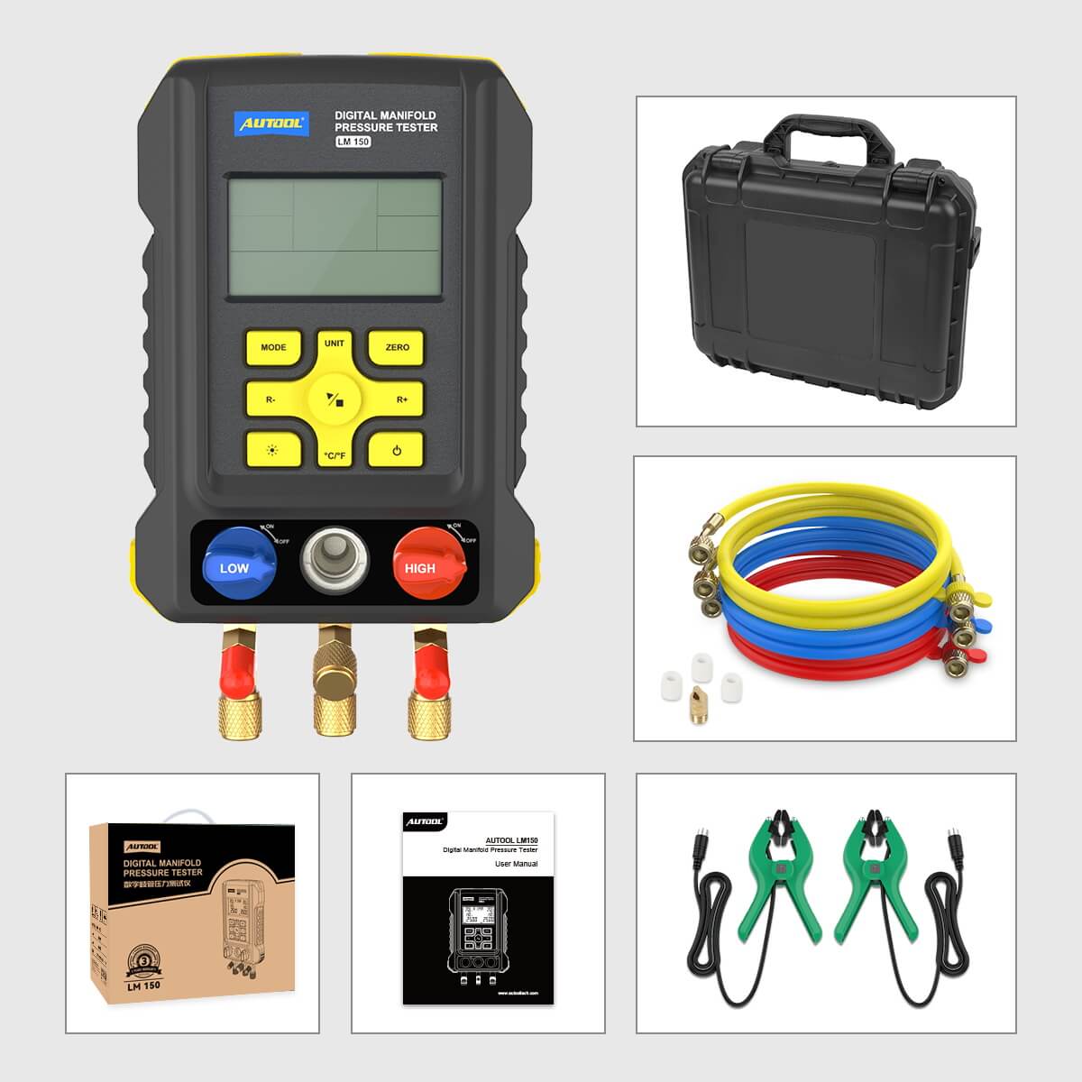 AuTool LM150 digitalna grupa manometara - Slika 12