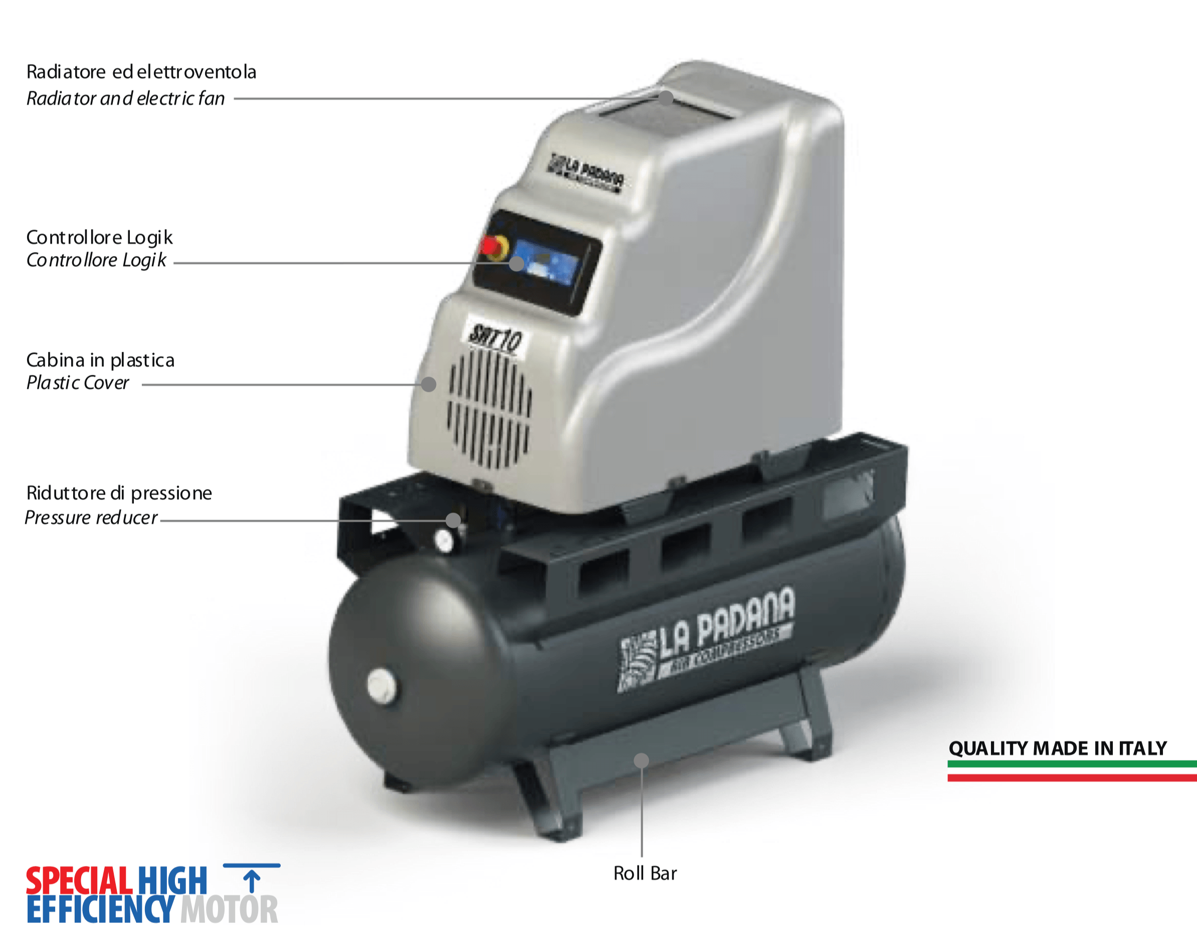 La Padana SAT-10 – 270 litara rezervoar , 1000 lit/min - Slika 3