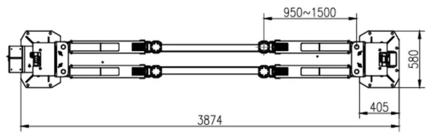 Lincos STD-5055M - 5500kg - 230V ručna blokada - Slika 4