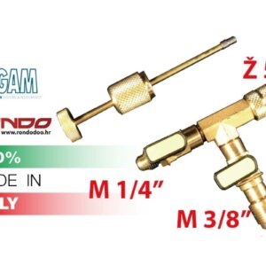 Wigam EW 4900/5 spojnice 5/16"-1/4"-3/8" za zamjenu igle bez ispuštanja plina
