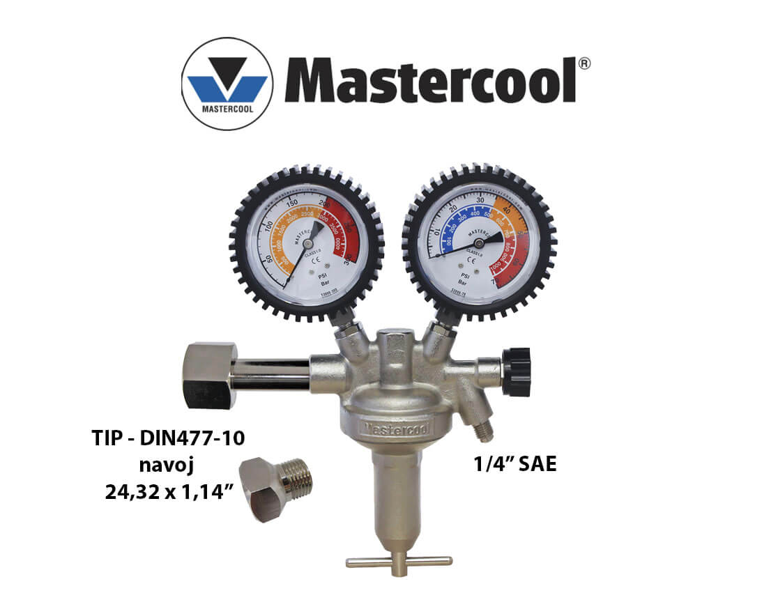 Mastercool 53002 regulator tlaka za dušik - Njemačka spojnica