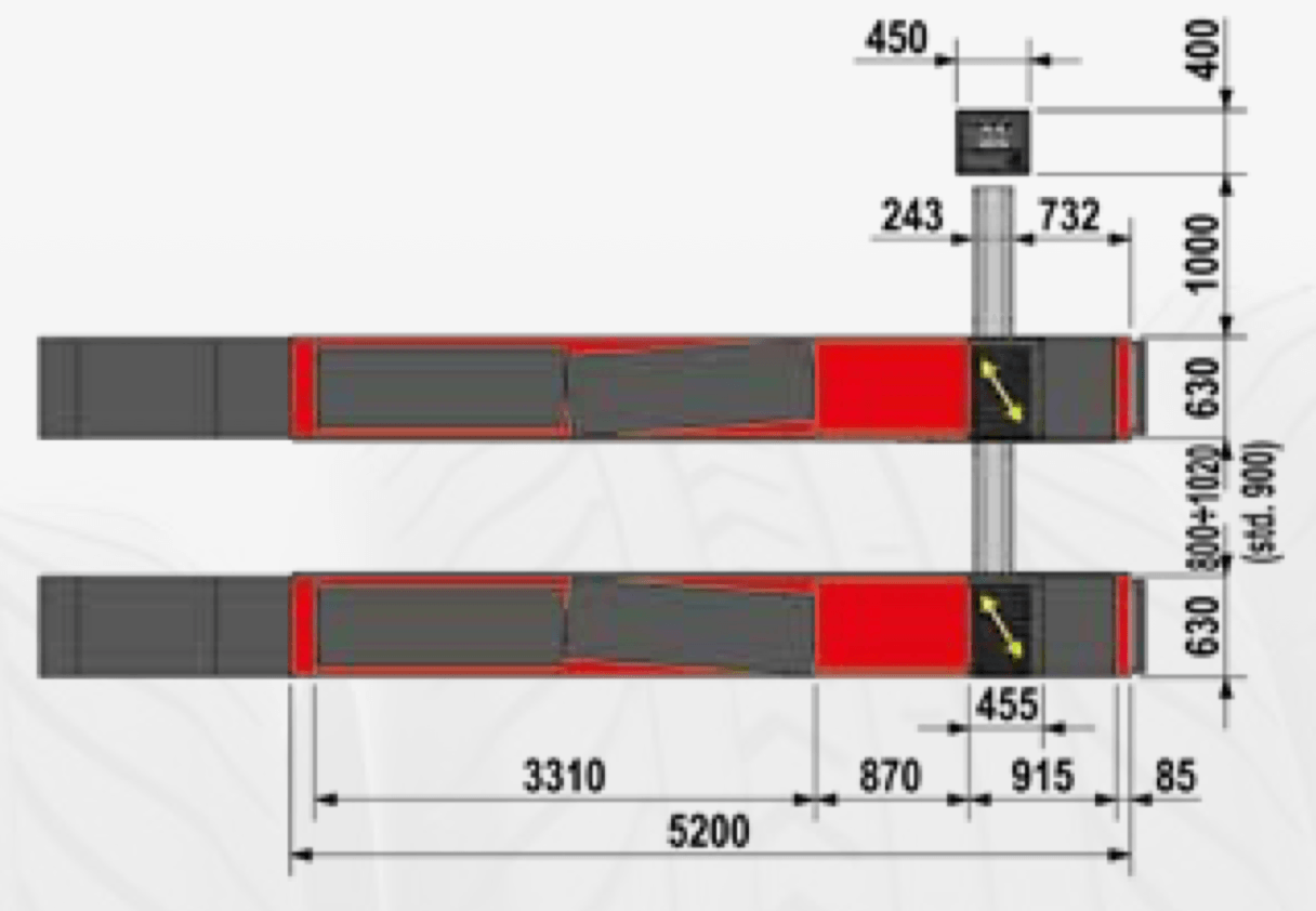 Mondolfo Ferro Titan X573-PD2 FAST sa testom zračnosti 5000kg – ukopna - Slika 3