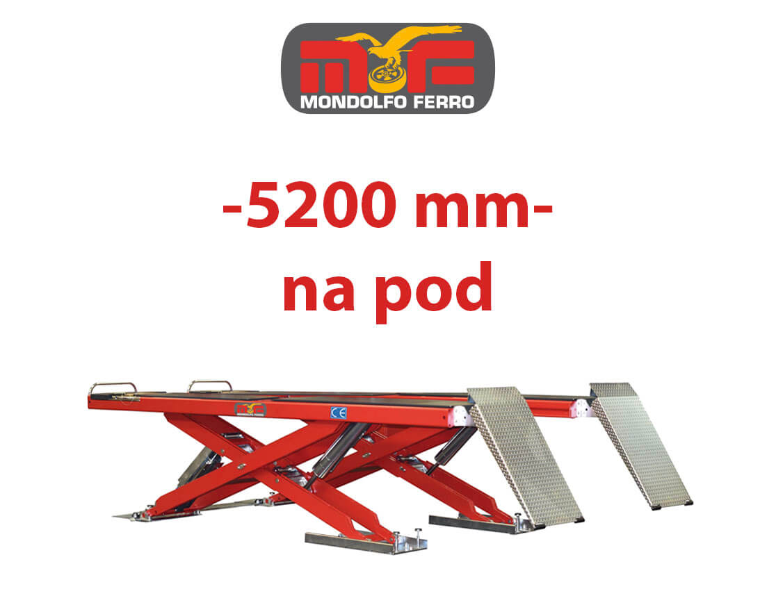Mondolfo Ferro Titan X575C-CT – 5500 kg, za geometriju kotača – na pod