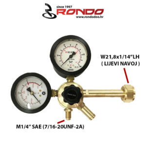 Rondo 13.237 manometar za dušik Njemački navoj ( LIJEVI NAVOJ )