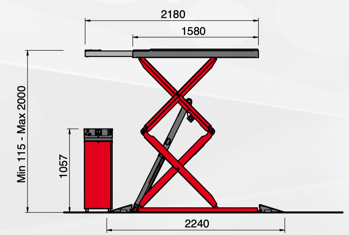 MF Titan X3500S – 3500kg , ugradnja na pod - Slika 3