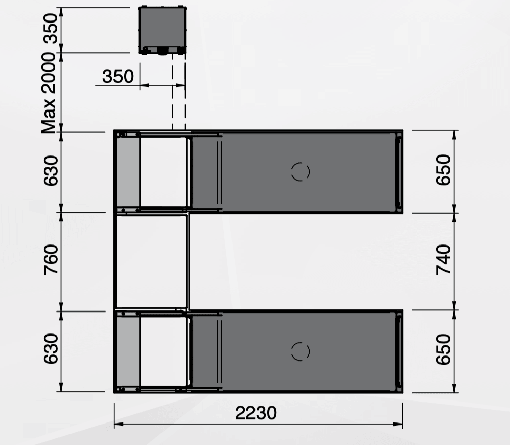 MF Titan X3500SI – 3500kg , ugradnja u pod - Slika 3