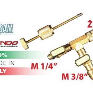 Wigam EW 4900 spojnice 1/4"-1/4"-3/8" zamjena igle bez puštanja plina