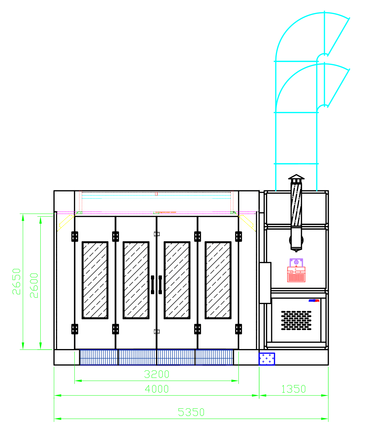 Rondo K-T-15 termolakirnica 15kW - 7 metara - Slika 3