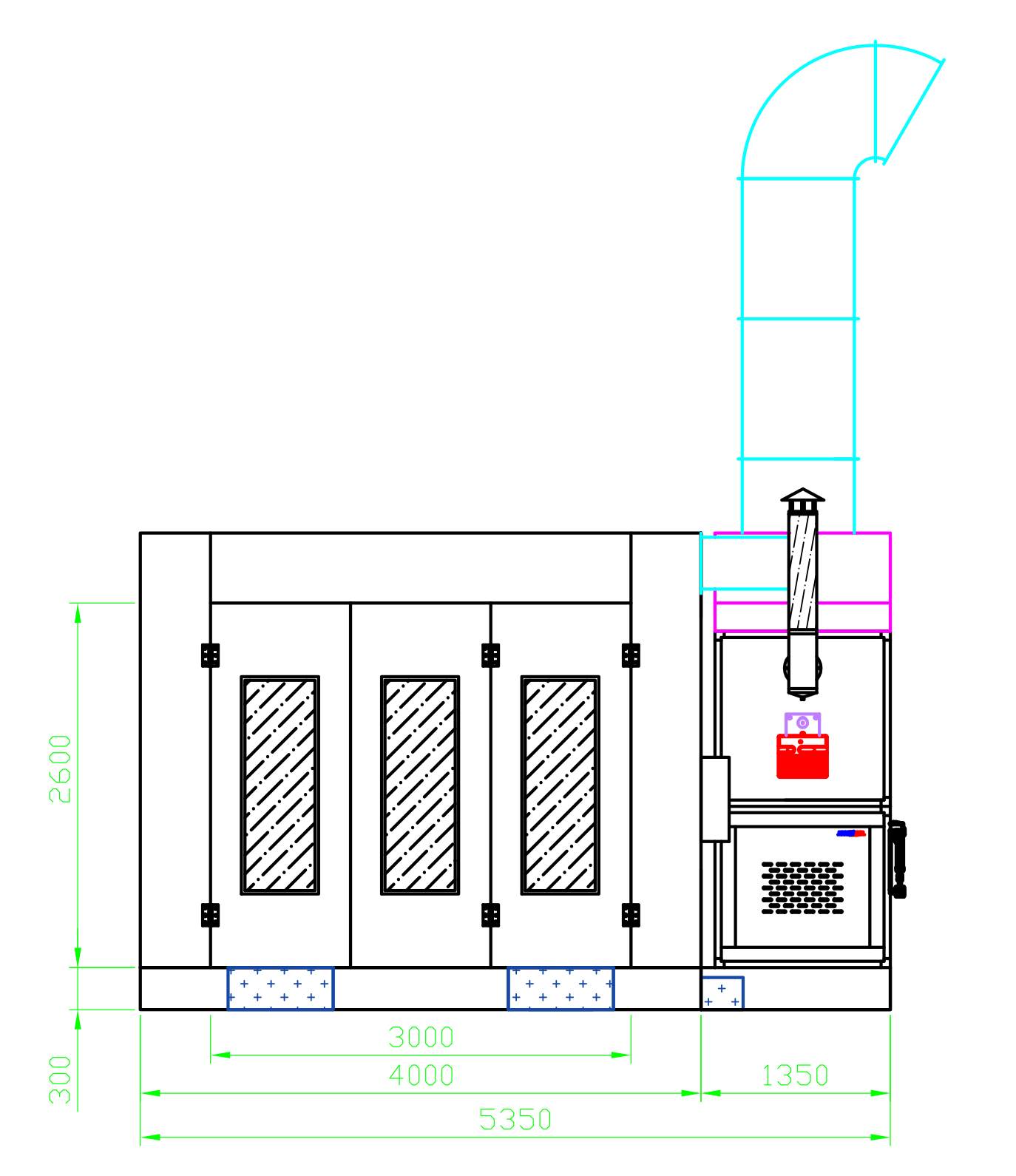 Rondo O-T-15 termolakirnica 15kW – 7 metara - Slika 3