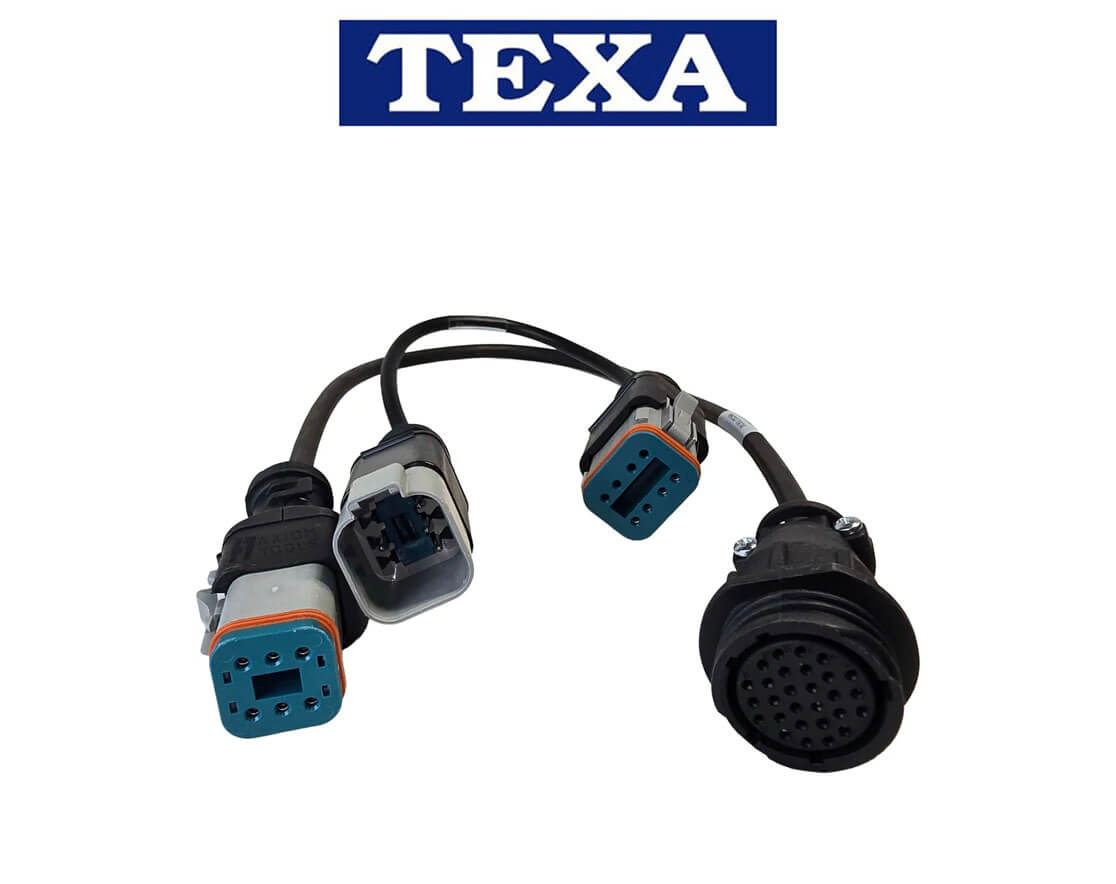 Texa 3151/T29A + 8 pin adapter n°16 - VOLVO PENTA 6 pinski kabel