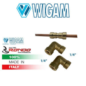 Wigam IPER-LINK/L/4-4 kutna brza spojnica 1/4"