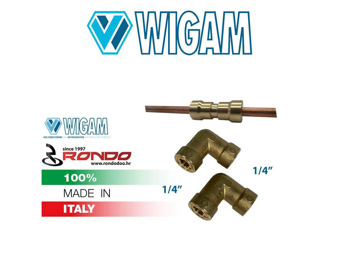 Wigam IPER-LINK/L/4-4 kutna brza spojnica 1/4"