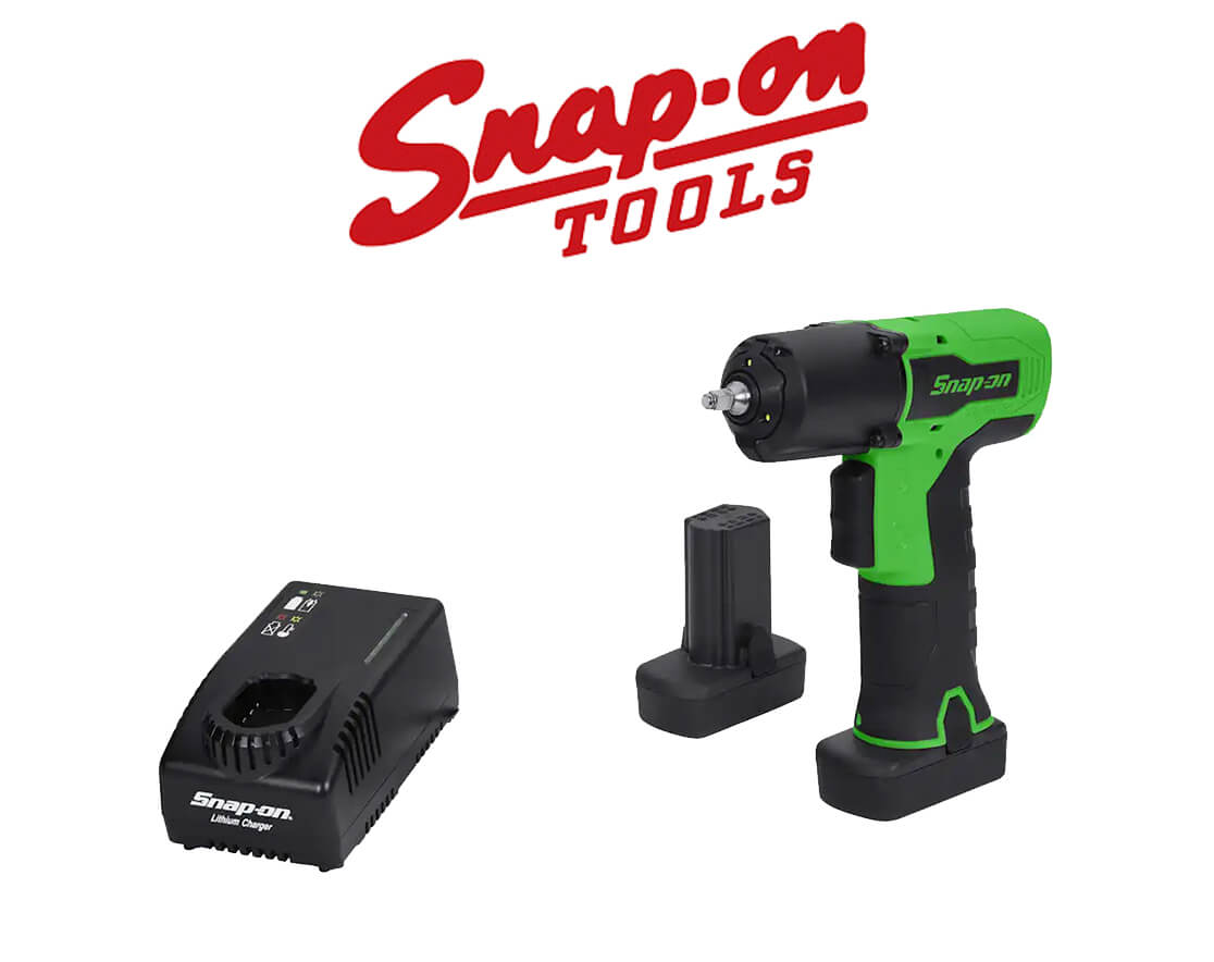 Snap On CT825MGK2 komplet udarni pištolj 1/4" (zeleni) + 2 baterije i punjač