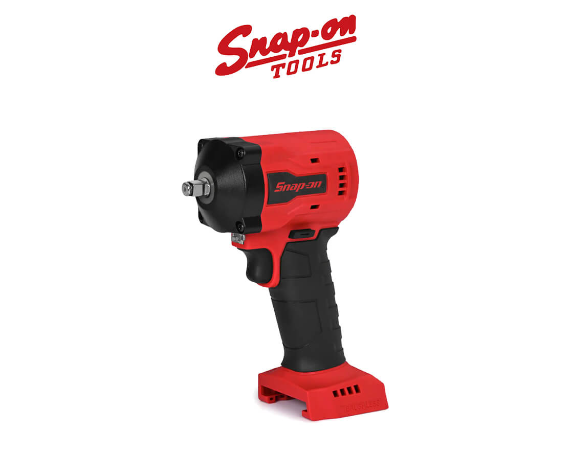 Snap On CT9038DB 18 V 3/8" udarni pištolj s kratkim navojem (samo alat) (crveni)
