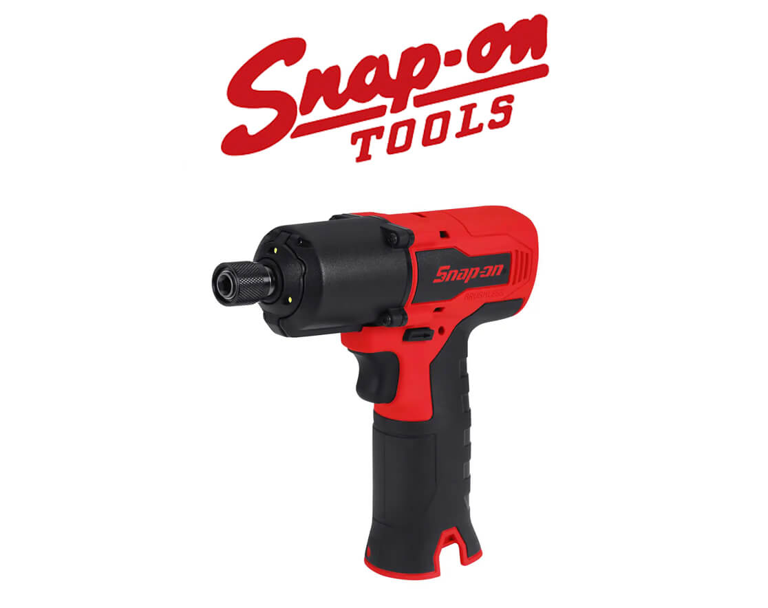 Snap On CTQ838DB šesterokutni brzoizmjenjivi udarni odvijač (samo alat) (crvena boja)